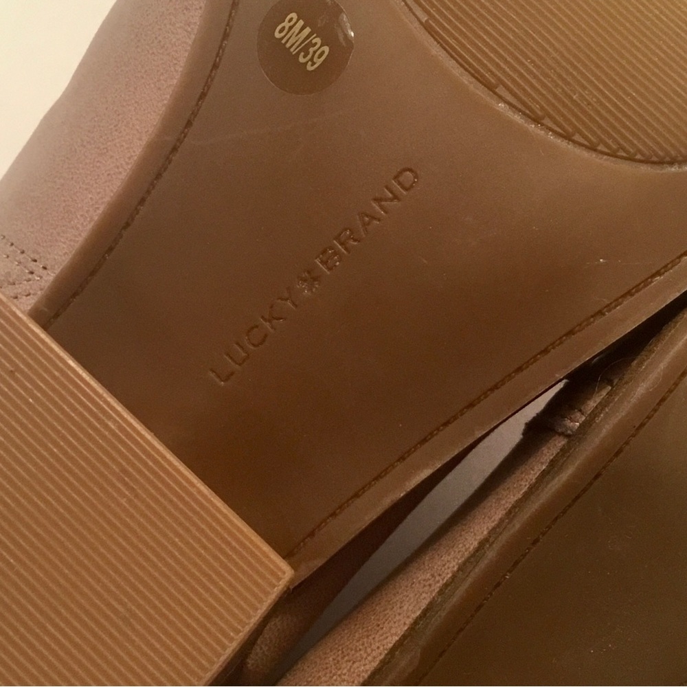 NWOB Lucky Brand Leather ‘Bryanna’ Mules - Picture 12 of 15